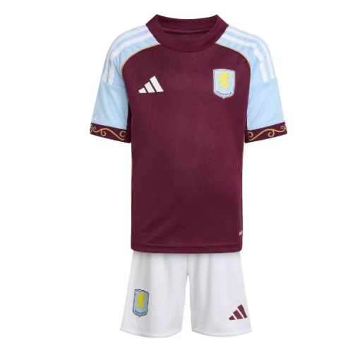 Aston Villa Jadon Sancho #19 Hemmaställ Barn 2025-26 Kortärmad (+ Korta byxor) Aston Villa Jadon Sancho #19 Hemmaställ Barn 2025-26 Kortärmad (+ Korta byxor)